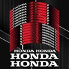 Honda motociklų ratlankių lipdukai universalus =rinkinys