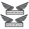Honda Motorcycle Stickers Motorolerio lipdukai Honda Ruckus, su sparnų motyvu, 2 vnt.