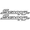 Honda Motorcycle Stickers Motorolerio lipdukai Honda Scoopy, dizainas Nr. 2, 2 vnt.