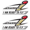 Honda Motorcycle Stickers Motorolerio lipdukai Honda Activa, 2 vnt.