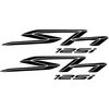 Honda Motorcycle Stickers Motorolerio lipdukai Honda SH125, 2 vnt.