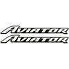Honda Motorcycle Stickers Motorolerio lipdukai Honda Aviator, 2 vnt.