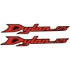 Honda Motorcycle Stickers Motorolerio lipdukai Honda Dylan 125, dizainas Nr. 2, 2 vnt.