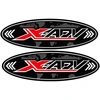 Honda Motorcycle Stickers Motorolerio lipdukai Honda X-ADV, apvalaus dizaino, 2 vnt.