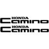 Honda Motorcycle Stickers Motorolerio lipdukai Honda PA50 Camino Moped, retro stiliaus, 2 vnt.