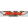 Honda rebel motociklo lipdukai