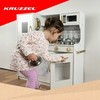 Interaktyvi medinė virtuvė su virykle