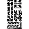 Kawasaki GPZ 500S motociklo lipdukų rinkinys