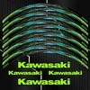 KAWASAKI NINJA moto ratų lipdukai – aukštos kokybės sportinis dekoras