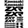 Kawasaki ZXR-750 lipdukų rinkinys motociklo vinilo lipdukai