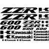 Kawasaki ZZR 600 lipdukų rinkinys motociklo vinilo lipdukai