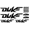 KTM 200 duke motociklo lipdukai