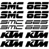 KTM 625 smc motociklo lipdukai