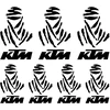 KTM Dakar motociklų lipdukai