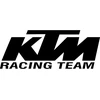 KTM racing team motociklo lipdukai