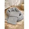 Kūdikio kokono lizdelis, vystyklas, medvilninis / veliūrinis KOKONAS + drugelis + antklodė