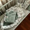 Kūdikio kokono vystyklų rinkinys su medvilnės/aksomo įvyniokliu 6 viename Pepi