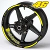 Monster VR46 motociklo ratlankių lipdukai