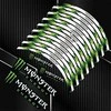 Motociklo ratų lipdukų rinkinys Monster