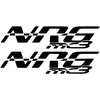 Motociklu Lipdukai Motorolerio logotipo lipdukai Piaggio NRG MC3, dizainas Nr. 3, 2 vnt.