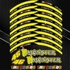 Motociklų „Monster VR 46“ ratlankių lipdukai, juostelės, lipdukai, „Honda“, „BMW“, „Yamaha“, „Kawasaki“