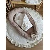 Muslininis kūdikio kokonas su linine struktūra, ELEGANT BEIGE