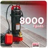 Panardinamas siurblys su 20 m žarna universalus