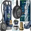 Panardinamas siurblys su plūde ir filtru universalus