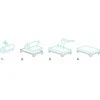 Putų masažinis čiužinys 180x200 ECO COMPLEX 20 cm vidutinio kietumo