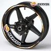 Repsol motociklo ratlankių lipdukai – geltoni