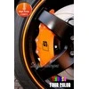 Spalvoti sportiniai auto suportų lipdukai