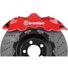 Brembo stabdžių suportų lipdukai – suderinami, karščiui atsparūs, 6 vnt.