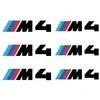 BMW M4 stabdžių suportų lipdukai – sport tuning, karščiui atsparūs, 6 vnt.