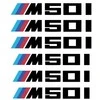 BMW M50i stabdžių suportų lipdukai – premium dekoras, 6 vnt.