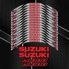 SUZUKI GSX-R1000 motociklo ratlankių lipdukų rinkinys
