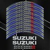 SUZUKI GSX-R1000R motociklo ratlankių lipdukų rinkinys