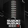 SUZUKI GSX-S motociklo ratlankių lipdukų rinkinys