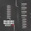 SUZUKI GSX-S motociklo ratlankių lipdukų rinkinys
