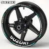 Suzuki motociklo ratlankių lipdukų komplektas – sportiniams moto skirti ratų lipdukai