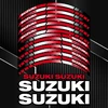 Suzuki motociklų ratlankių lipdukai