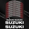 Suzuki motociklų ratlankių lipdukai