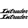 Suzuki Motorcycle Stickers Motociklo lipdukai Suzuki Intruder Cruiser, kruizerio stiliaus, 2 vnt.