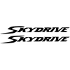 Suzuki Motorcycle Stickers Motorolerio lipdukai Suzuki Skydrive, apdailos plastikams, 2 vnt.