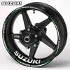 Suzuki ratų lipdukai motociklams – ryškus sportinis ratlankių komplektas