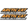 Technikos lipdukai Arctic Cat, 2 vnt.