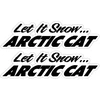 Technikos lipdukai Arctic Cat, 2 vnt.