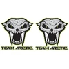 Technikos lipdukai Arctic Cat, su kaukolės motyvu, su laukinės katės motyvu, 2 vnt.