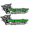 Technikos lipdukai Arctic Cat, su laukinės katės motyvu, 2 vnt.
