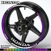 Tvirto vinilo HONDA ratlankių lipdukai sportiniams moto