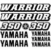 Yamaha 350 Warrior lipdukų rinkinys